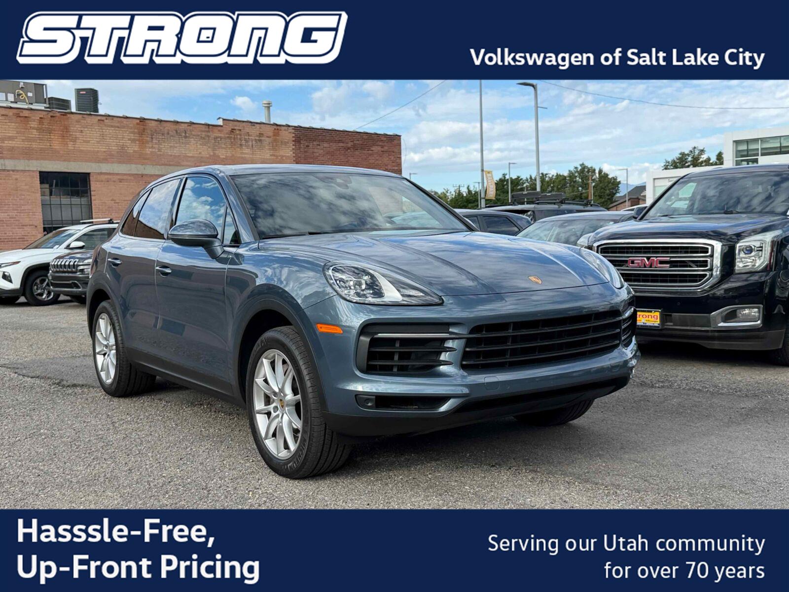 Biscay Blue Metallic 2019 Porsche Cayenne SUV / Crossover All-Wheel Drive Automatic