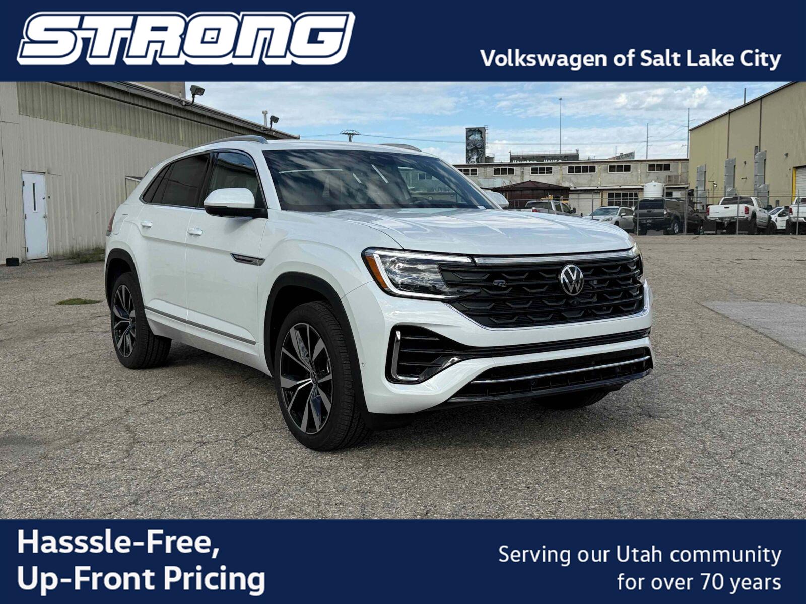 Opal White Pearl 2026 Volkswagen Atlas Cross Sport SUV / Crossover All-Wheel Drive Automatic