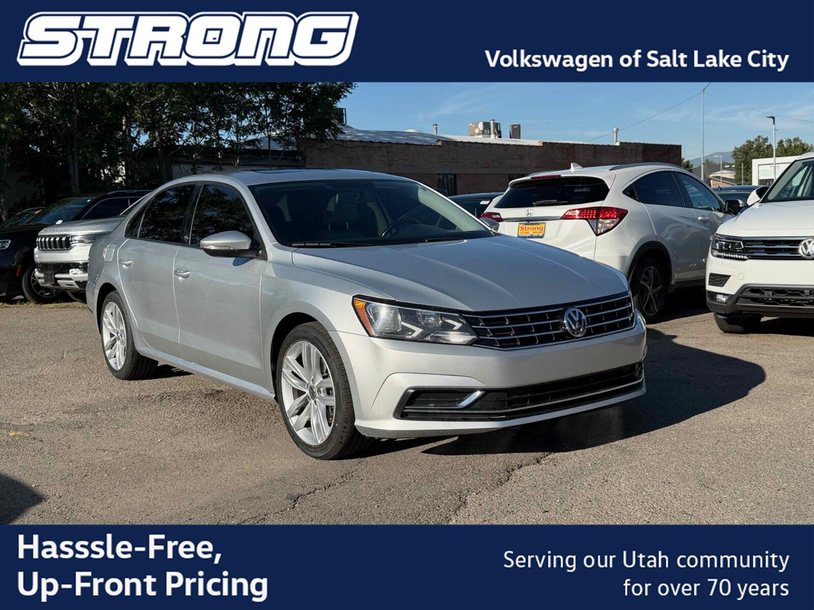 Reflex Silver Metallic 2019 Volkswagen Passat Sedan Front-Wheel Drive Automatic