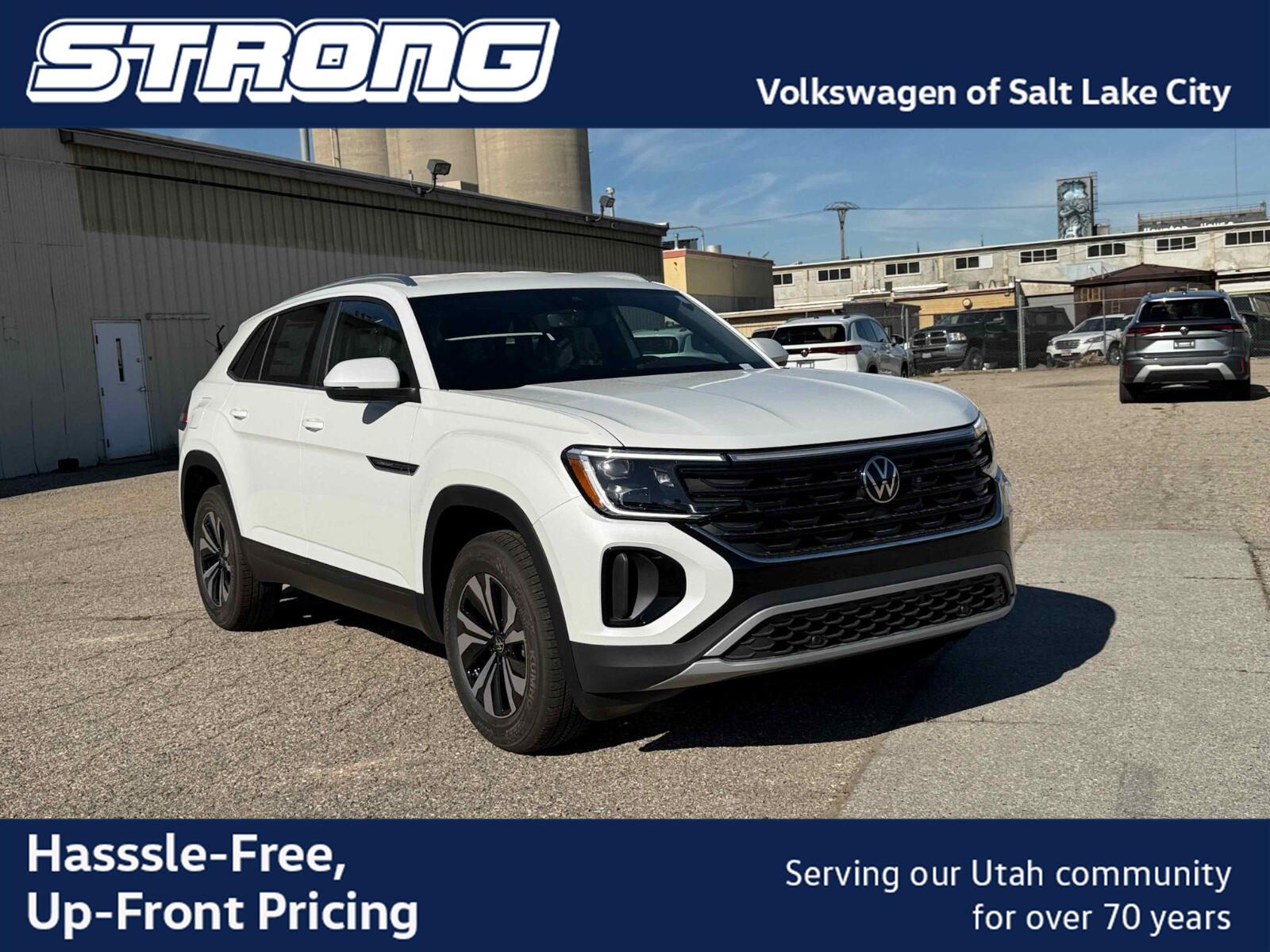 Opal White Pearl 2026 Volkswagen Atlas Cross Sport SUV / Crossover All-Wheel Drive Automatic