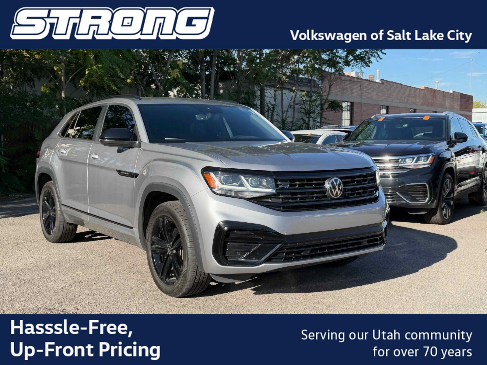 Pyrite Silver Metallic 2023 Volkswagen Atlas Cross Sport SUV / Crossover All-Wheel Drive Automatic