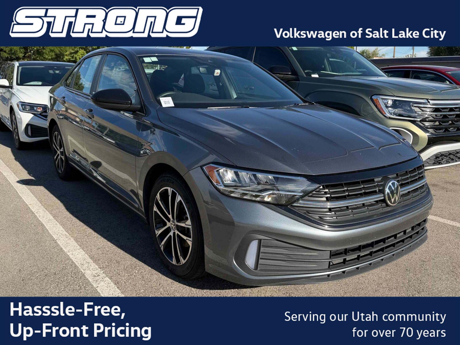 Platinum Gray Metallic 2024 Volkswagen Jetta Sedan Front-Wheel Drive Automatic