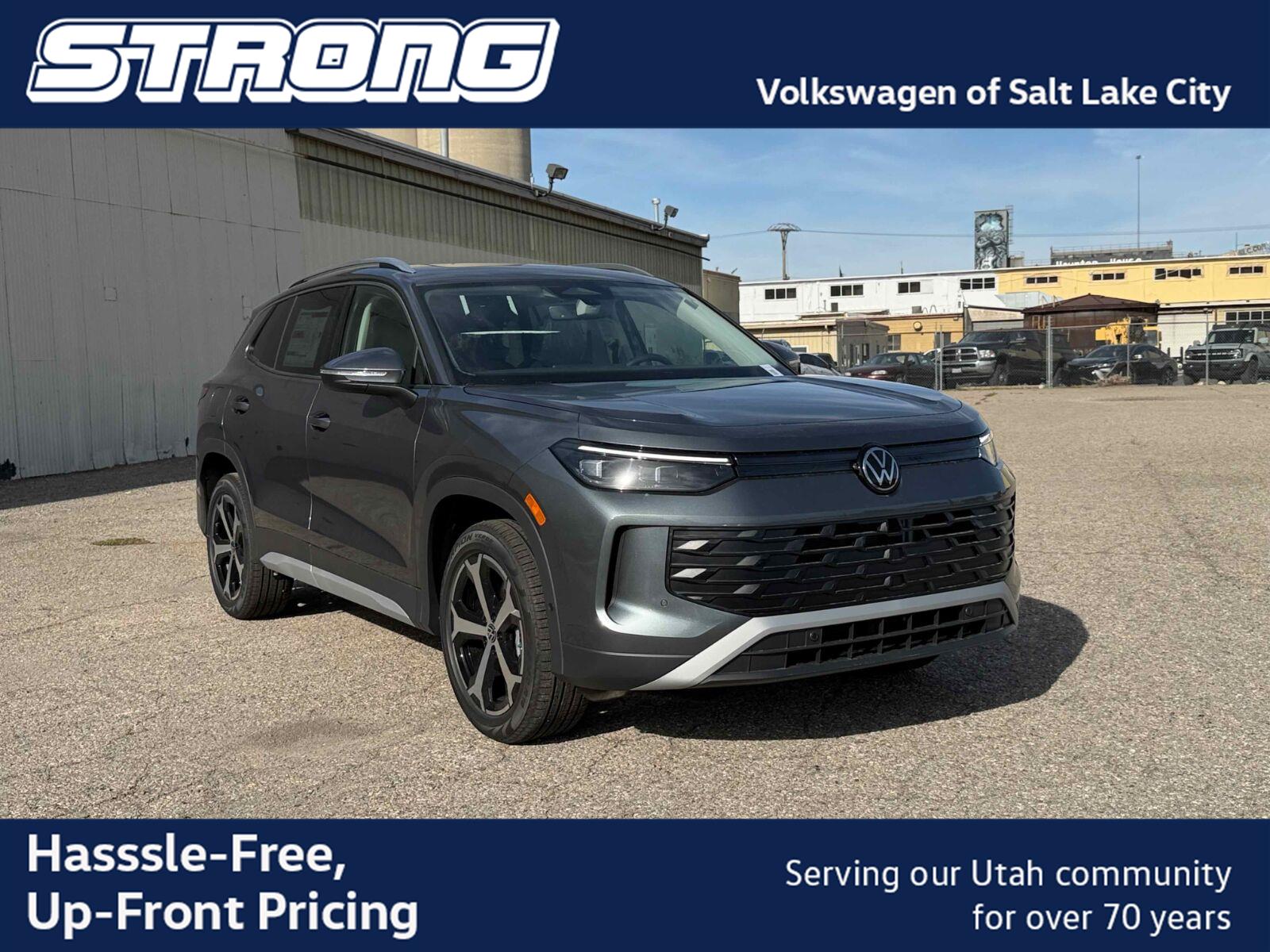Platinum Gray Metallic 2026 Volkswagen Tiguan SUV / Crossover All-Wheel Drive Automatic