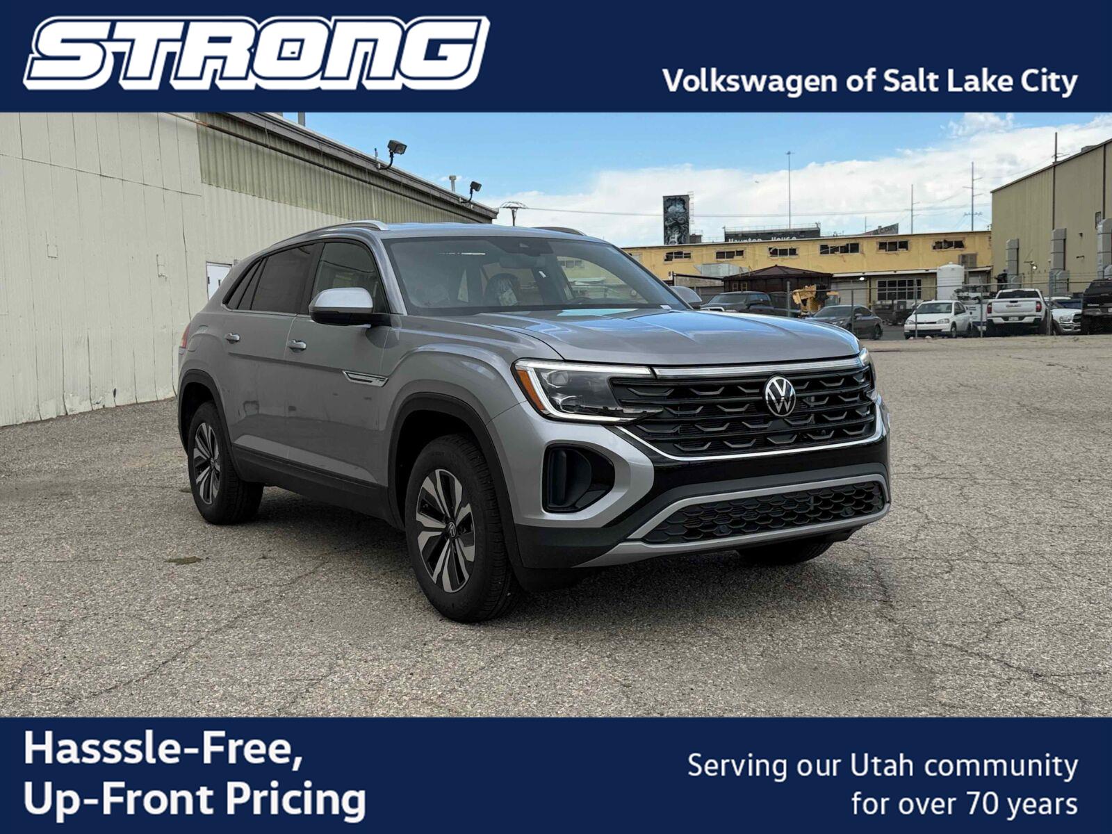 Silver Mist Metallic 2026 Volkswagen Atlas Cross Sport SUV / Crossover All-Wheel Drive Automatic
