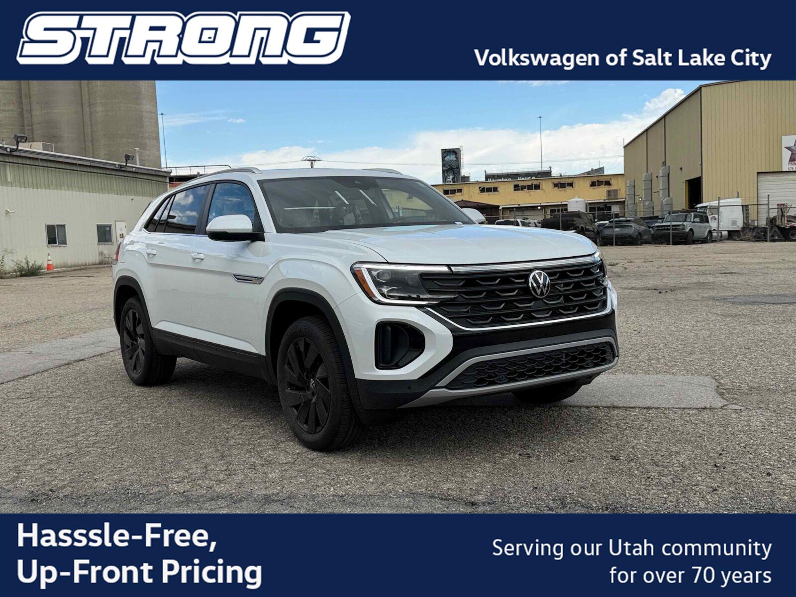 Opal White Pearl 2026 Volkswagen Atlas Cross Sport SUV / Crossover All-Wheel Drive Automatic