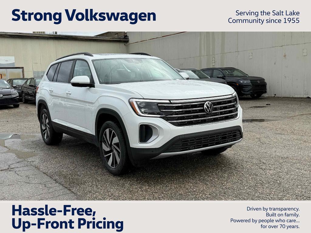 Opal White Pearl 2026 Volkswagen Atlas SUV / Crossover All-Wheel Drive Automatic