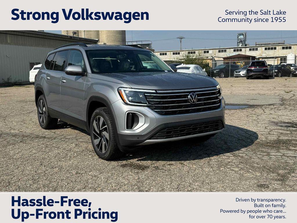 Silver Mist Metallic 2026 Volkswagen Atlas SE 4Motion with Technology SUV / Crossover All-Wheel Drive Automatic