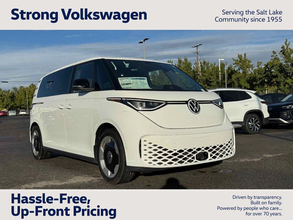 Candy White 2025 Volkswagen ID.Buzz Pro S RWD Minivan Rear-Wheel Drive Automatic