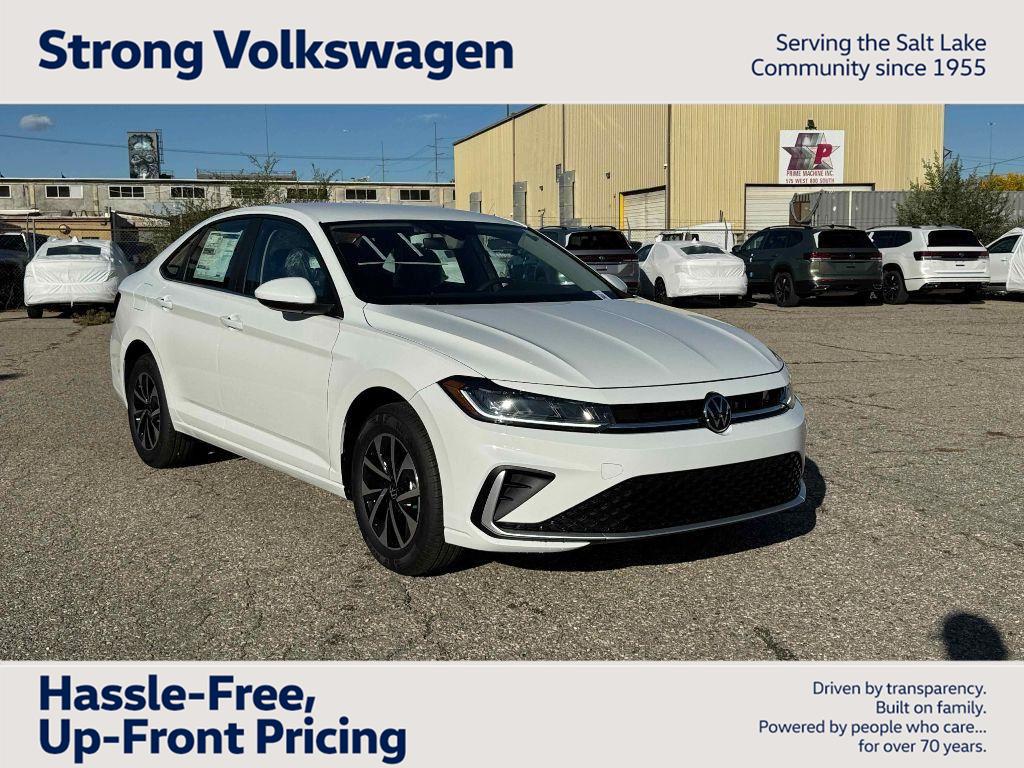 Pure White 2026 Volkswagen Jetta S FWD Sedan Front-Wheel Drive Automatic