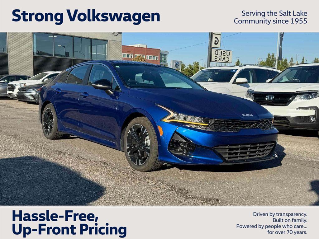 Sapphire Blue 2022 Kia K5 GT-Line FWD Sedan Front-Wheel Drive 8-Speed Automatic