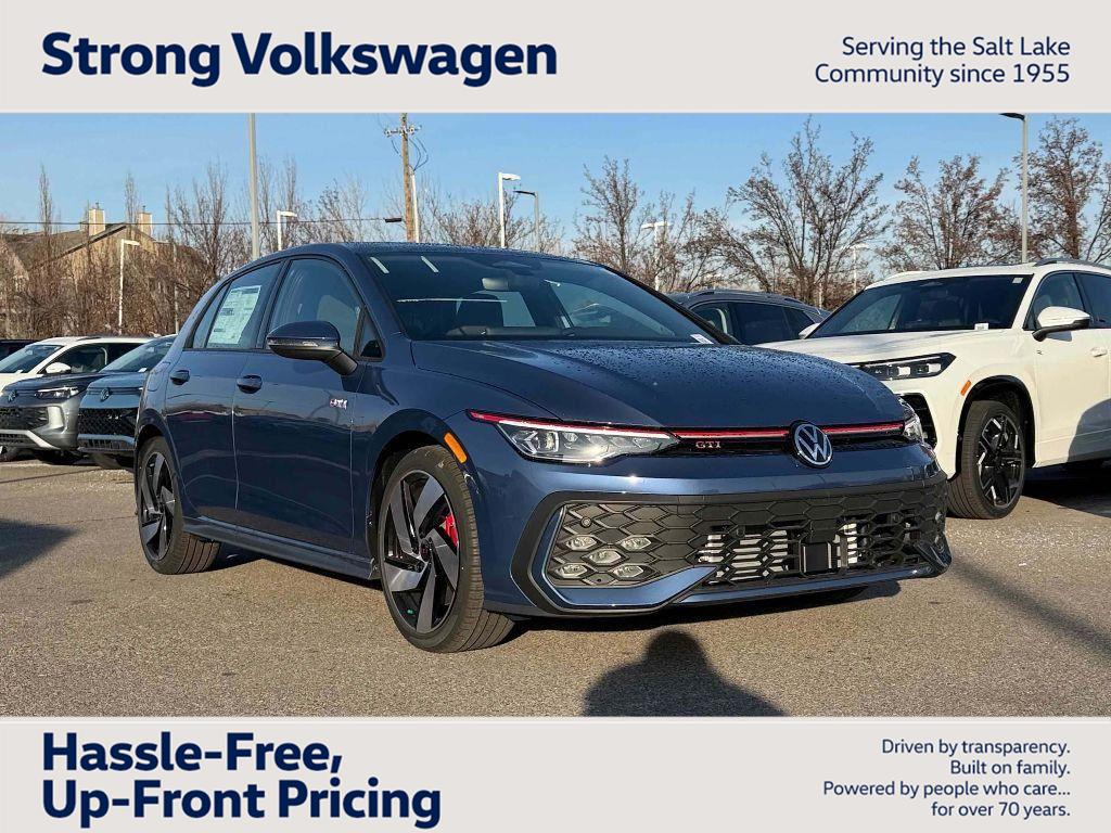 Slate Blue Metallic 2026 Volkswagen Golf GTI S FWD Hatchback Front-Wheel Drive Automatic