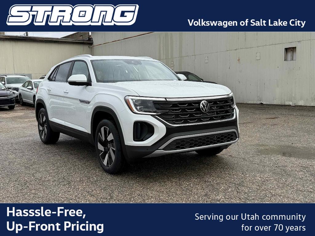 Opal White Pearl 2026 Volkswagen Atlas Cross Sport SUV / Crossover All-Wheel Drive Automatic