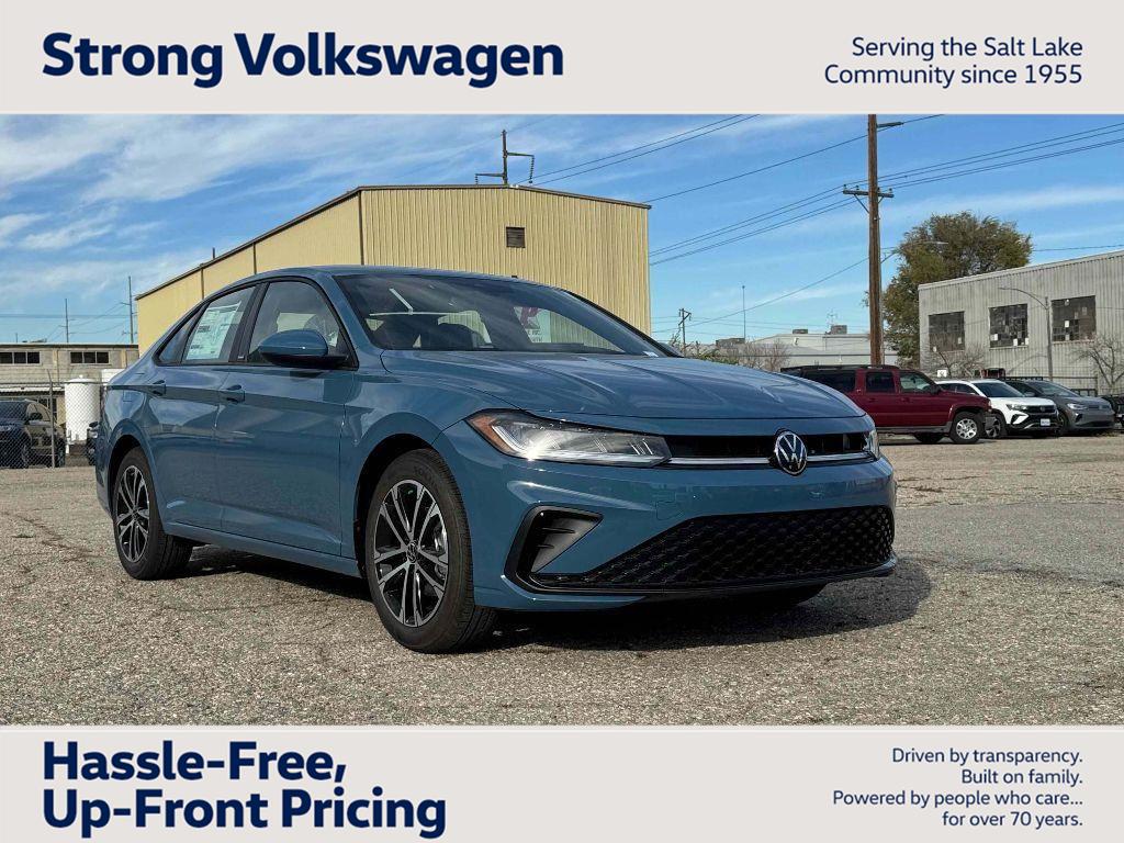 Monterey Blue Pearl 2026 Volkswagen Jetta Sedan Front-Wheel Drive Automatic