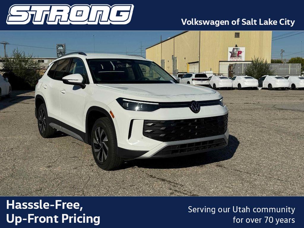 Pure White 2025 Volkswagen Tiguan SUV / Crossover All-Wheel Drive Automatic