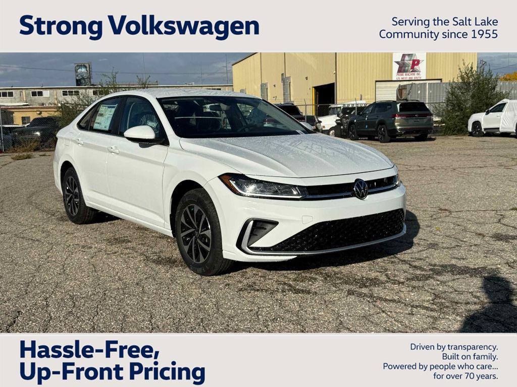 Pure White 2026 Volkswagen Jetta S FWD Sedan Front-Wheel Drive Automatic