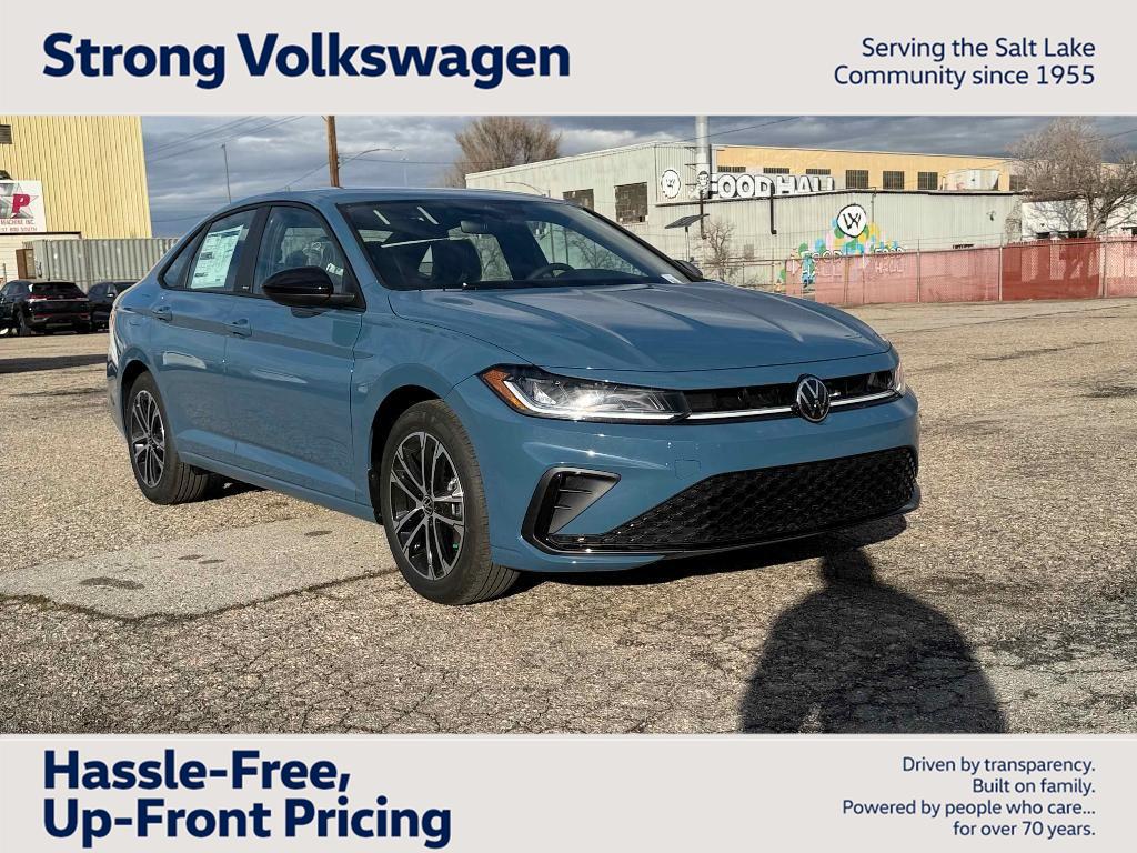 Monterey Blue Pearl 2026 Volkswagen Jetta Sedan Front-Wheel Drive Automatic