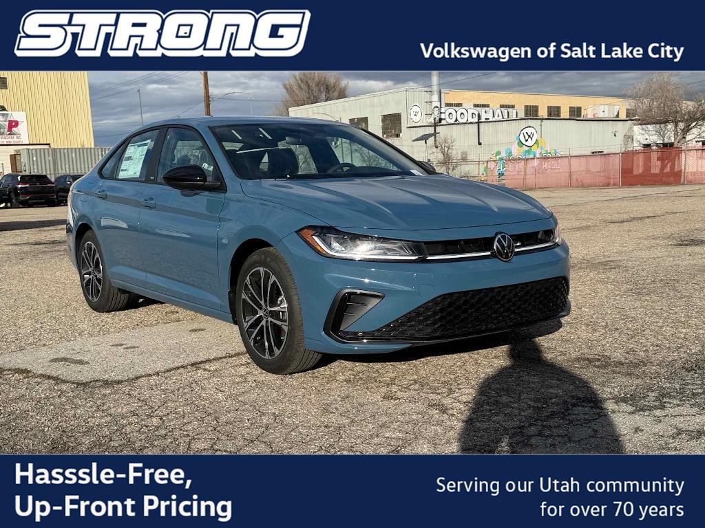 Monterey Blue Pearl 2026 Volkswagen Jetta Sedan Front-Wheel Drive Automatic