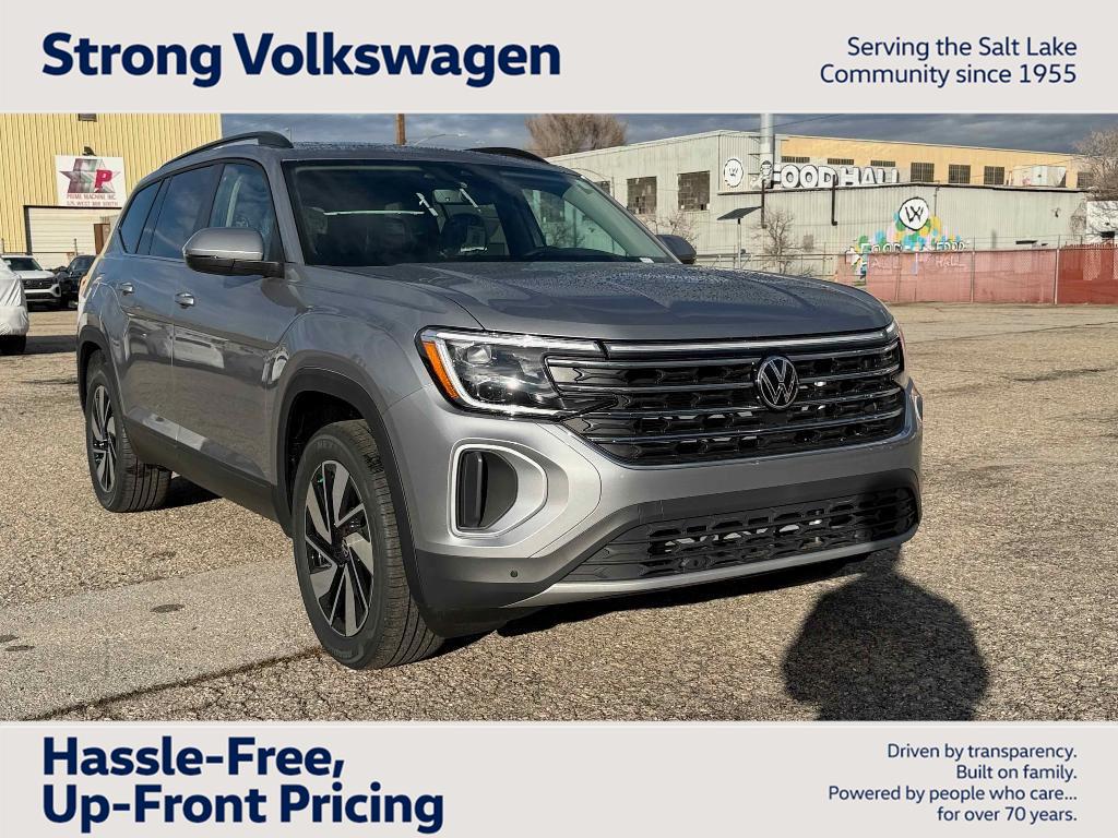 Silver Mist Metallic 2026 Volkswagen Atlas SUV / Crossover All-Wheel Drive Automatic