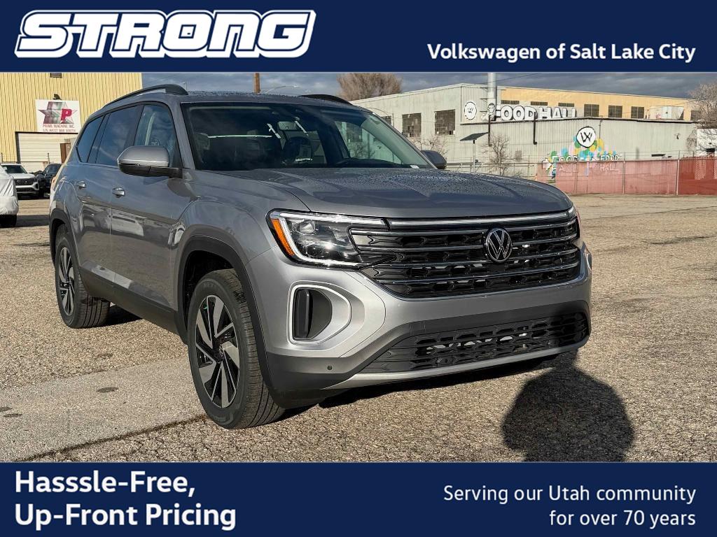 Silver Mist Metallic 2026 Volkswagen Atlas SUV / Crossover All-Wheel Drive Automatic