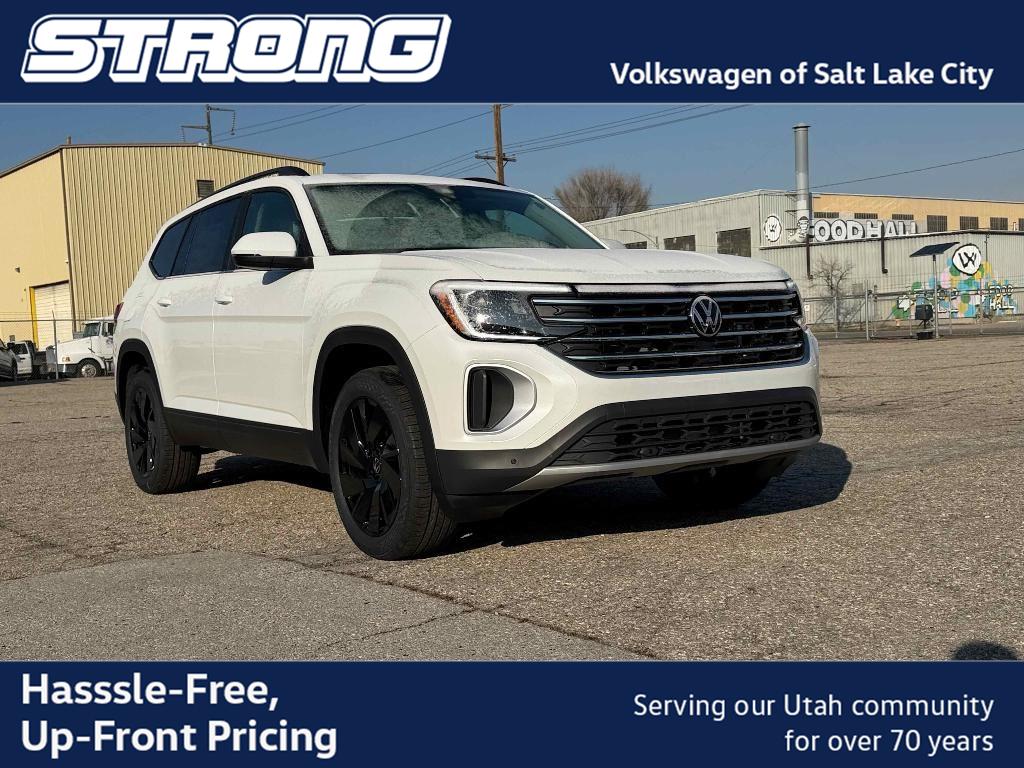 Opal White Pearl 2026 Volkswagen Atlas SUV / Crossover All-Wheel Drive Automatic