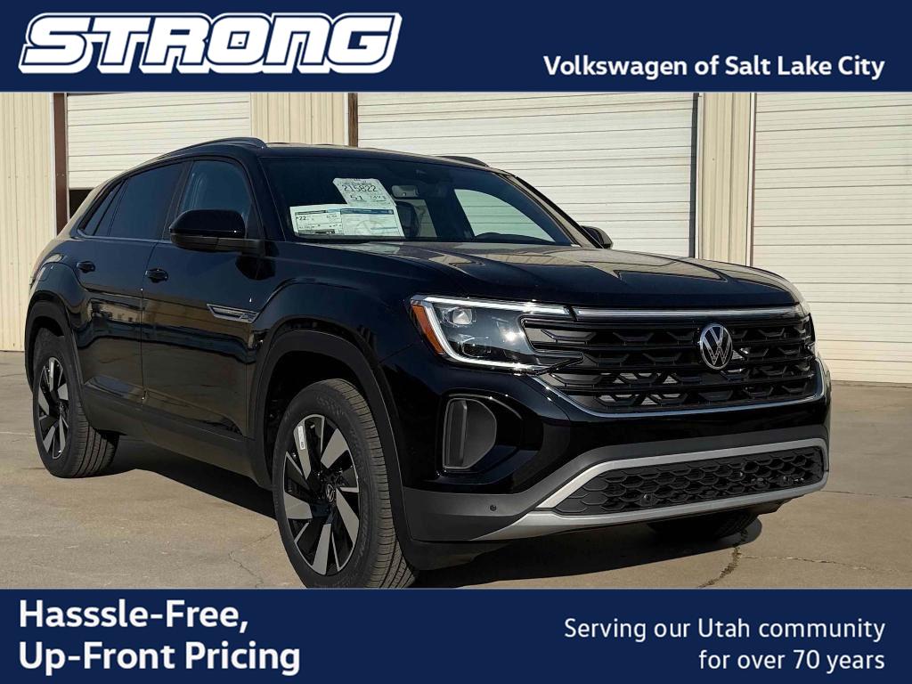 Deep Black Pearl 2026 Volkswagen Atlas Cross Sport SUV / Crossover All-Wheel Drive Automatic