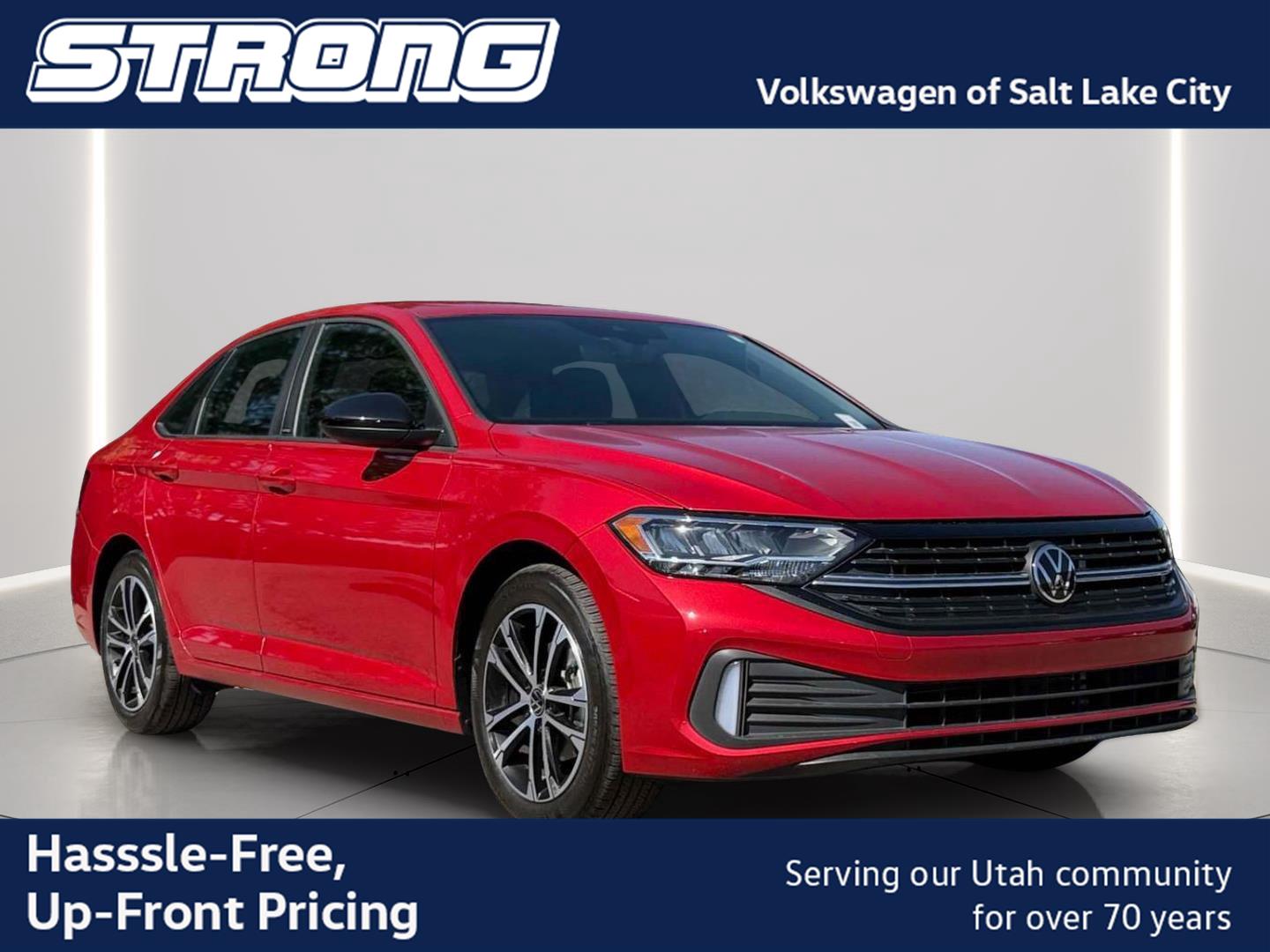 Kings Red Metallic 2024 Volkswagen Jetta Sedan Front-Wheel Drive Automatic
