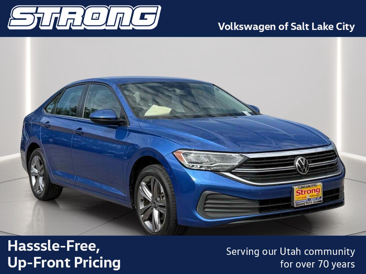 Platinum Gray Metallic 2022 Volkswagen Jetta Sedan Front-Wheel Drive Automatic