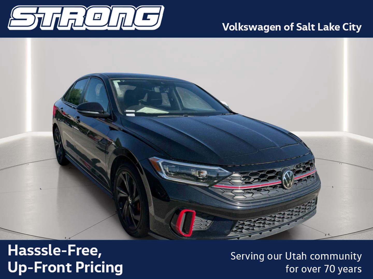 Deep Black Pearl 2024 Volkswagen Jetta GLI Sedan Front-Wheel Drive Automatic