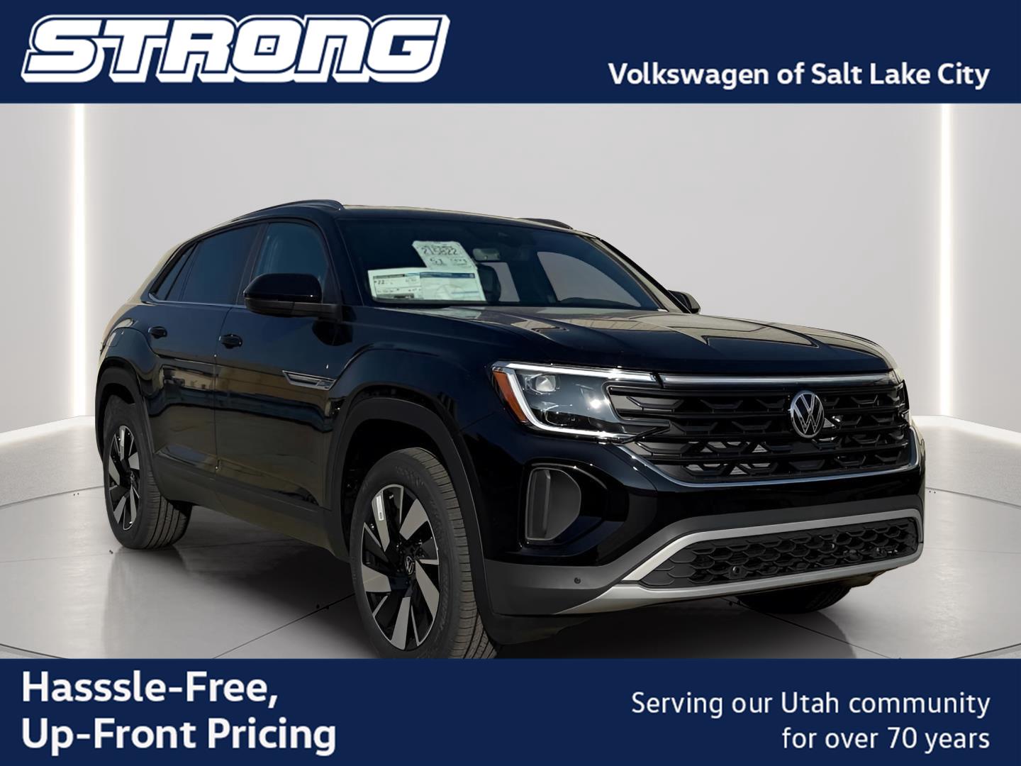 Deep Black Pearl 2026 Volkswagen Atlas Cross Sport SUV / Crossover All-Wheel Drive Automatic
