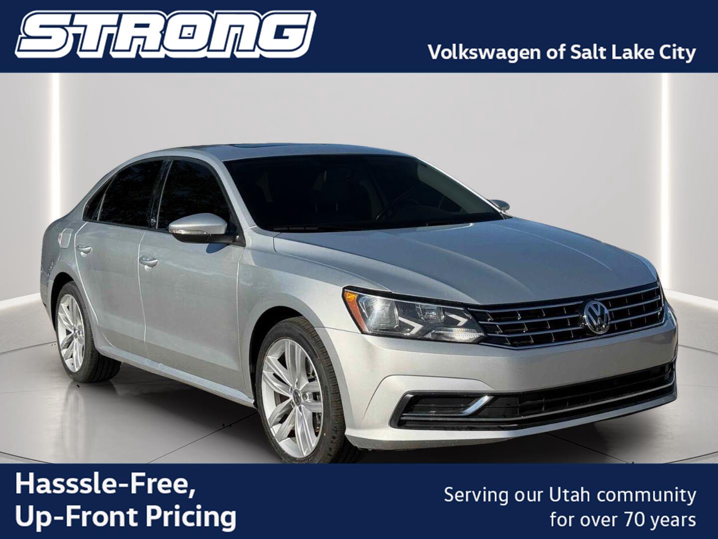Reflex Silver Metallic 2019 Volkswagen Passat Sedan Front-Wheel Drive Automatic