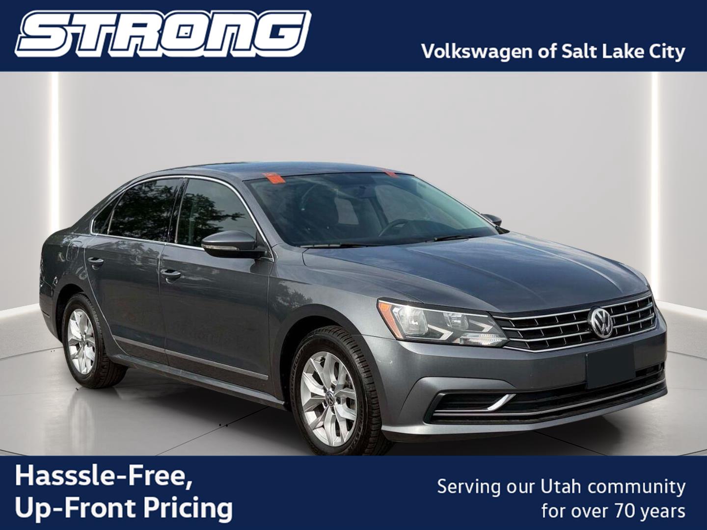 Platinum Gray Metallic 2017 Volkswagen Passat Sedan Front-Wheel Drive Automatic