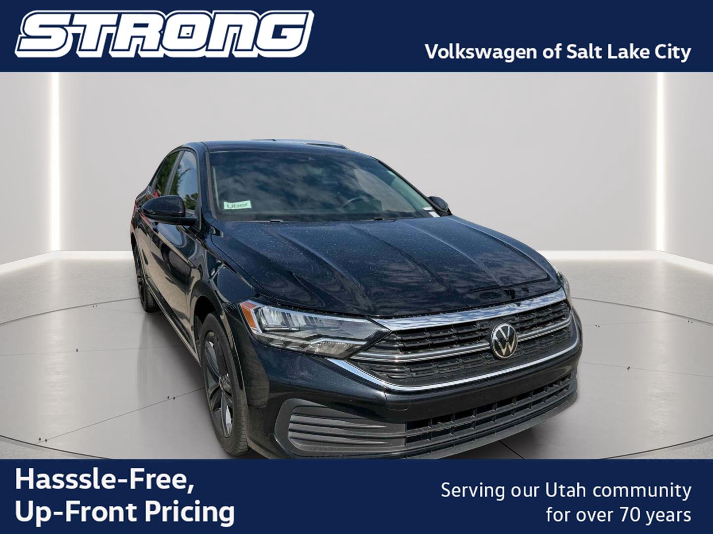 Deep Black Pearl 2023 Volkswagen Jetta Sedan Front-Wheel Drive Automatic