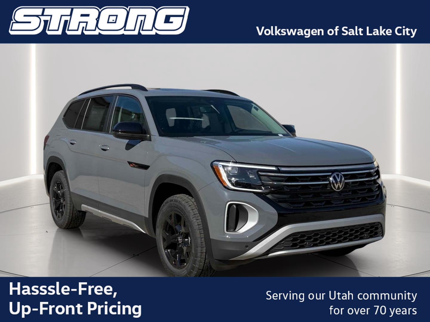 Pure Gray 2026 Volkswagen Atlas SUV / Crossover All-Wheel Drive Automatic