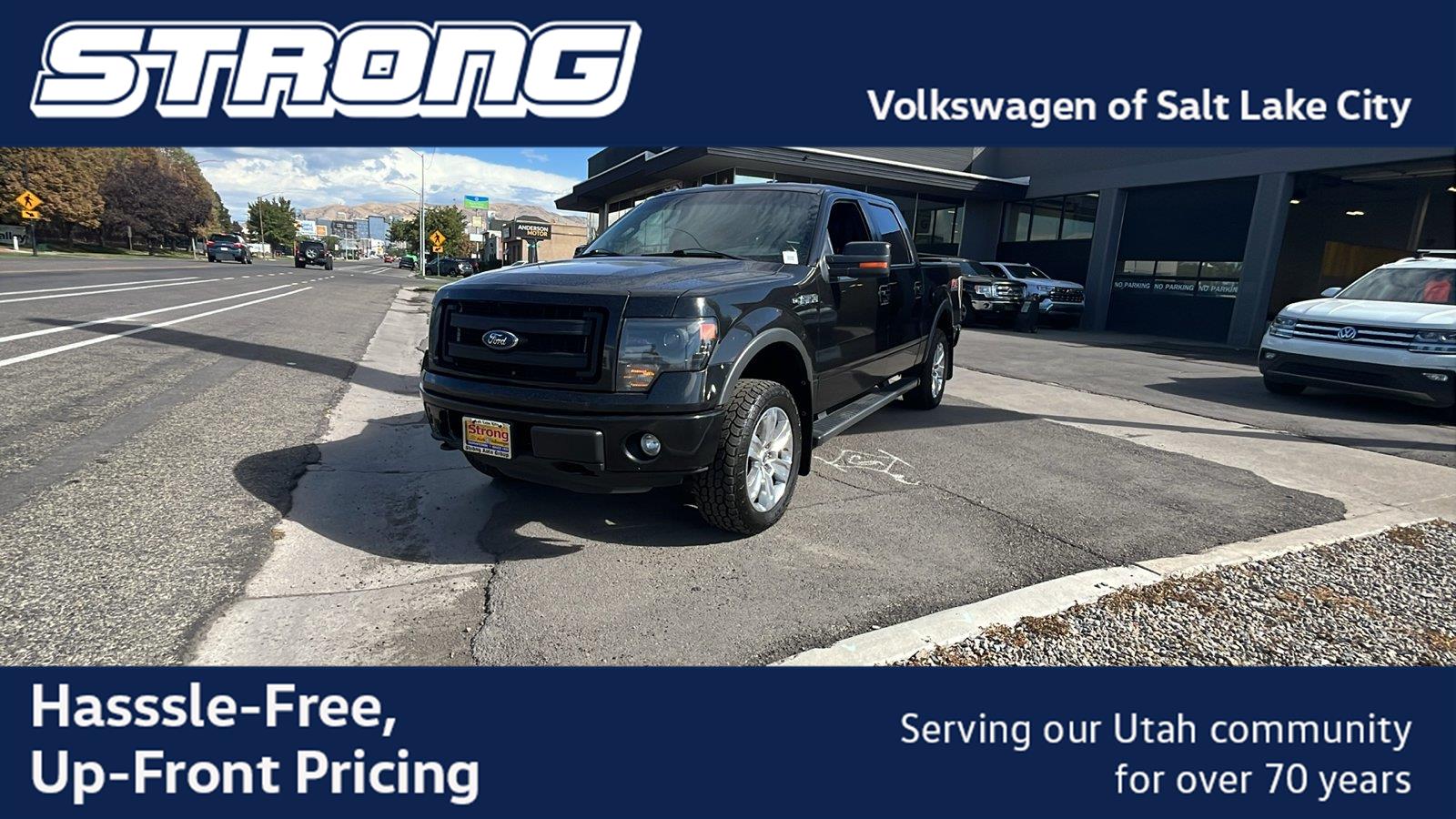 Tuxedo Black Metallic 2014 Ford F-150 Pickup Truck Four-Wheel Drive 6-Speed Automatic