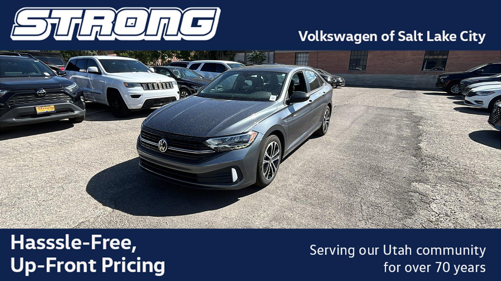 Platinum Gray Metallic 2024 Volkswagen Jetta Sedan Front-Wheel Drive Automatic