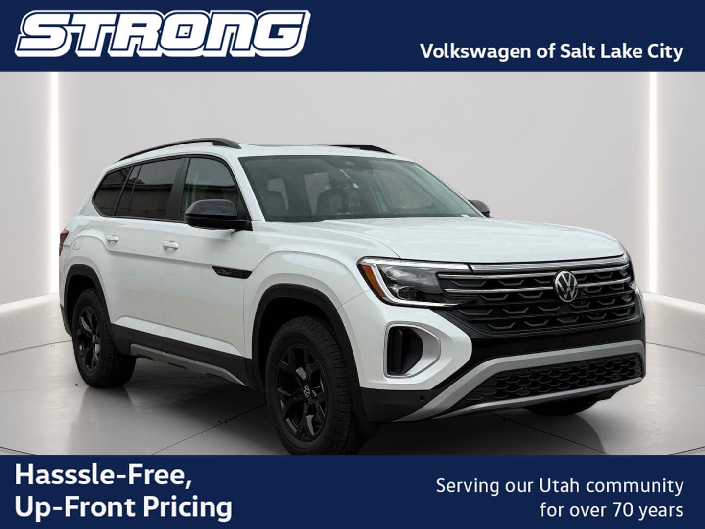 Opal White Pearl 2026 Volkswagen Atlas SUV / Crossover All-Wheel Drive Automatic