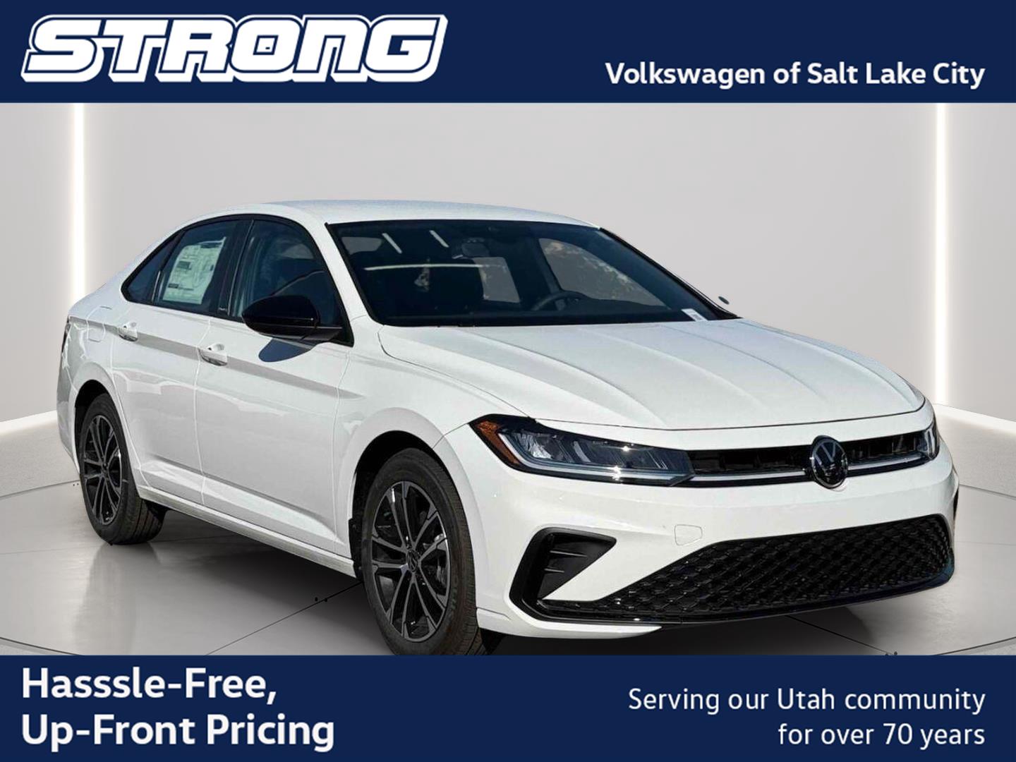 Pure White 2026 Volkswagen Jetta Sedan Front-Wheel Drive Automatic