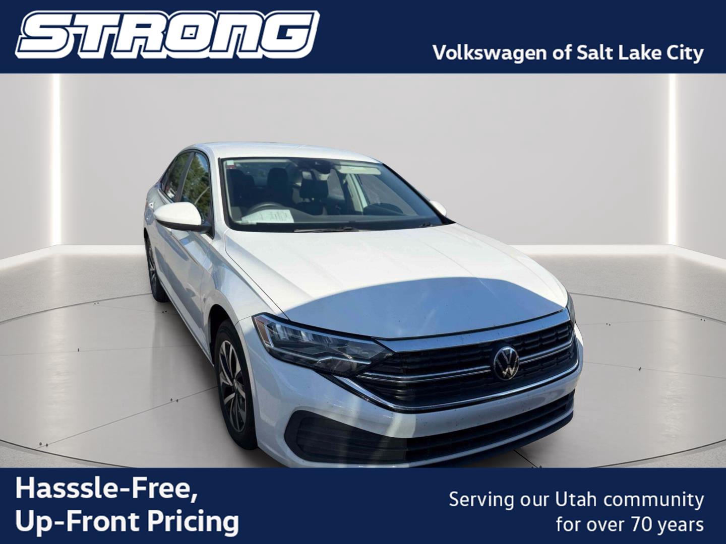 Pure White 2024 Volkswagen Jetta Sedan Front-Wheel Drive Automatic