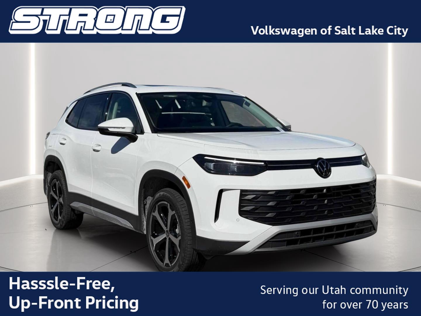 Pure White 2026 Volkswagen Tiguan SUV / Crossover All-Wheel Drive Automatic