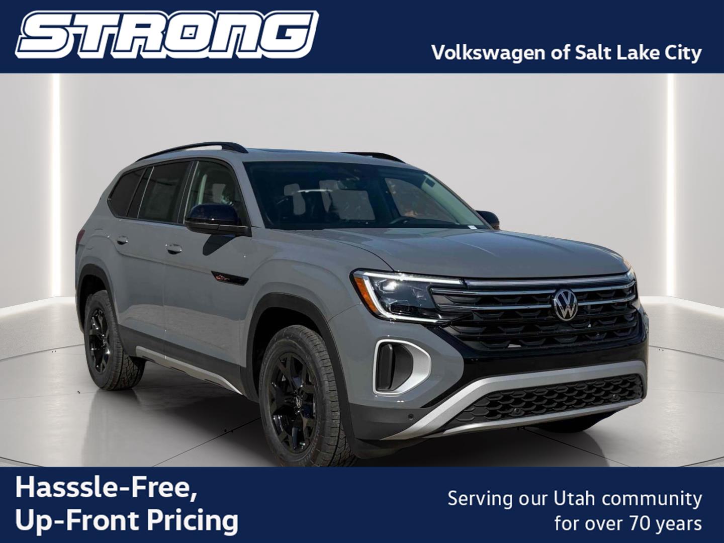 Pure Gray 2026 Volkswagen Atlas SUV / Crossover All-Wheel Drive Automatic