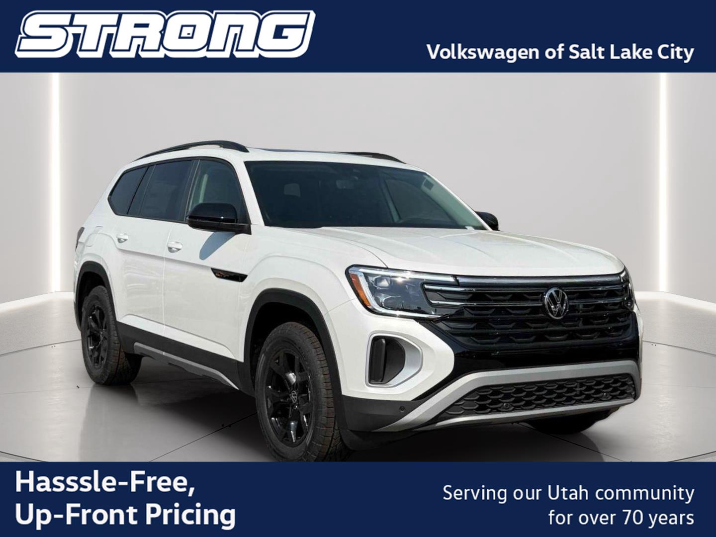 Opal White Pearl 2026 Volkswagen Atlas SUV / Crossover All-Wheel Drive Automatic