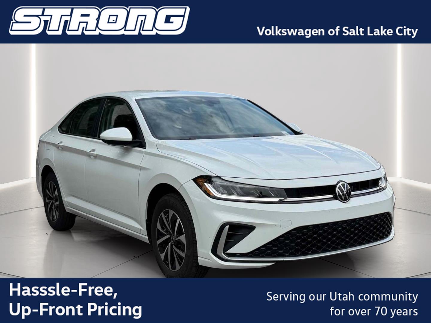 Pure White 2026 Volkswagen Jetta Sedan Front-Wheel Drive Automatic