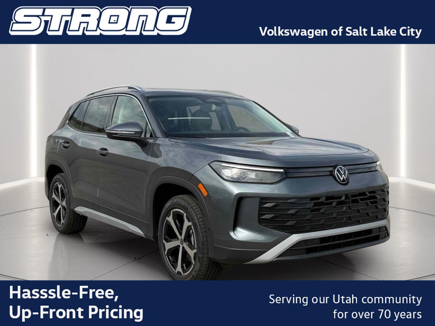 platinum gray metallic 2026 Volkswagen Tiguan SUV / Crossover All-Wheel Drive Automatic