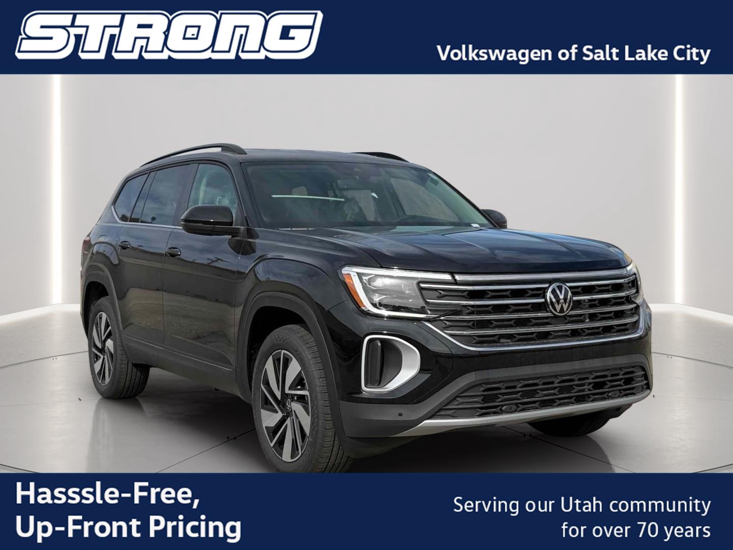Deep Black Pearl 2026 Volkswagen Atlas SUV / Crossover All-Wheel Drive Automatic