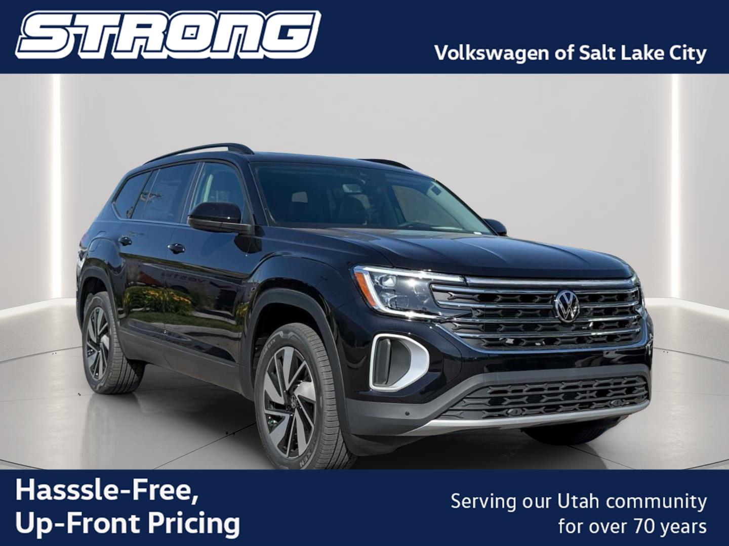 Deep Black Pearl 2026 Volkswagen Atlas SUV / Crossover All-Wheel Drive Automatic