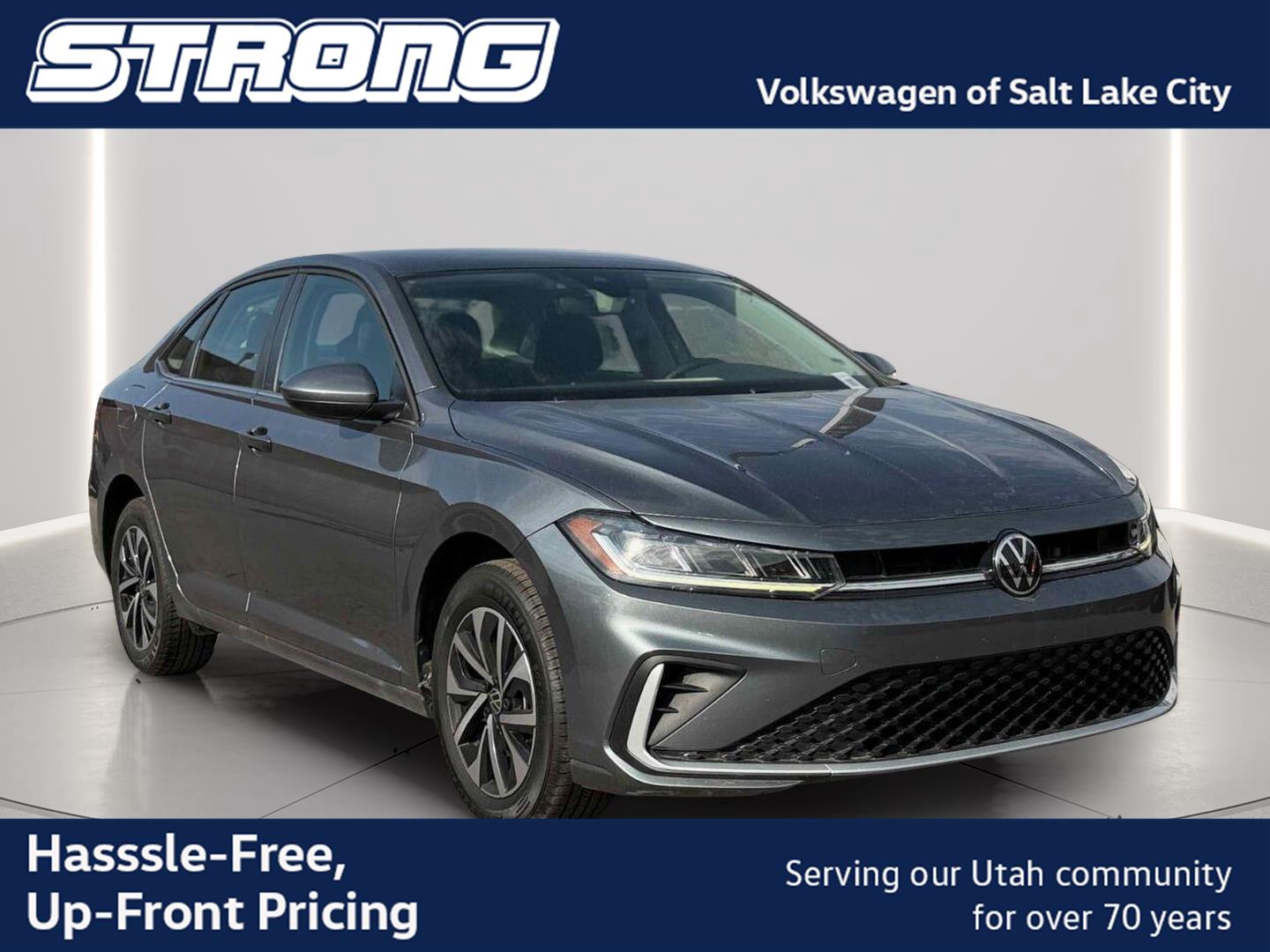 Platinum Gray Metallic 2025 Volkswagen Jetta Sedan Front-Wheel Drive Automatic