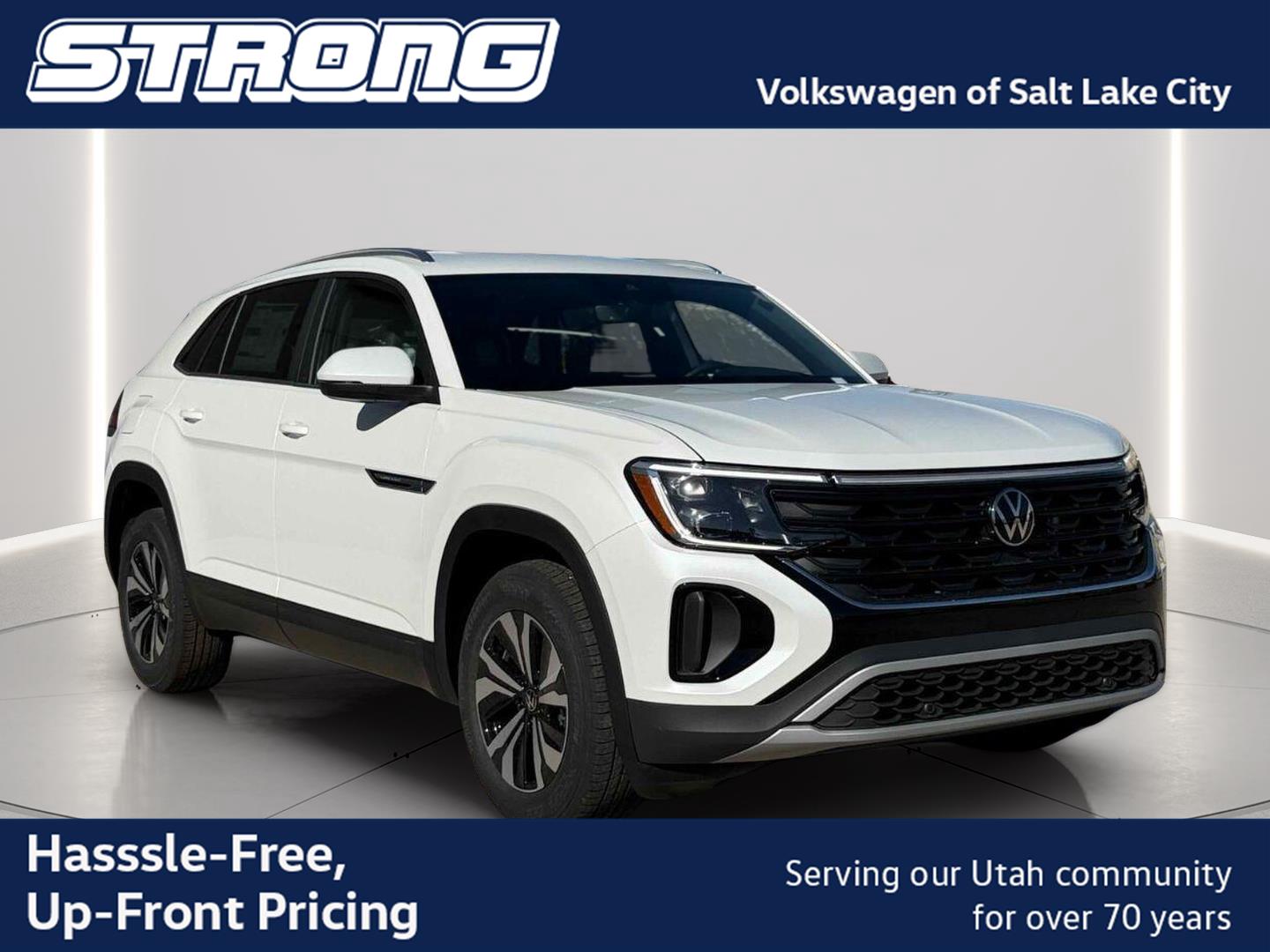 Opal White Pearl 2026 Volkswagen Atlas Cross Sport SUV / Crossover All-Wheel Drive Automatic