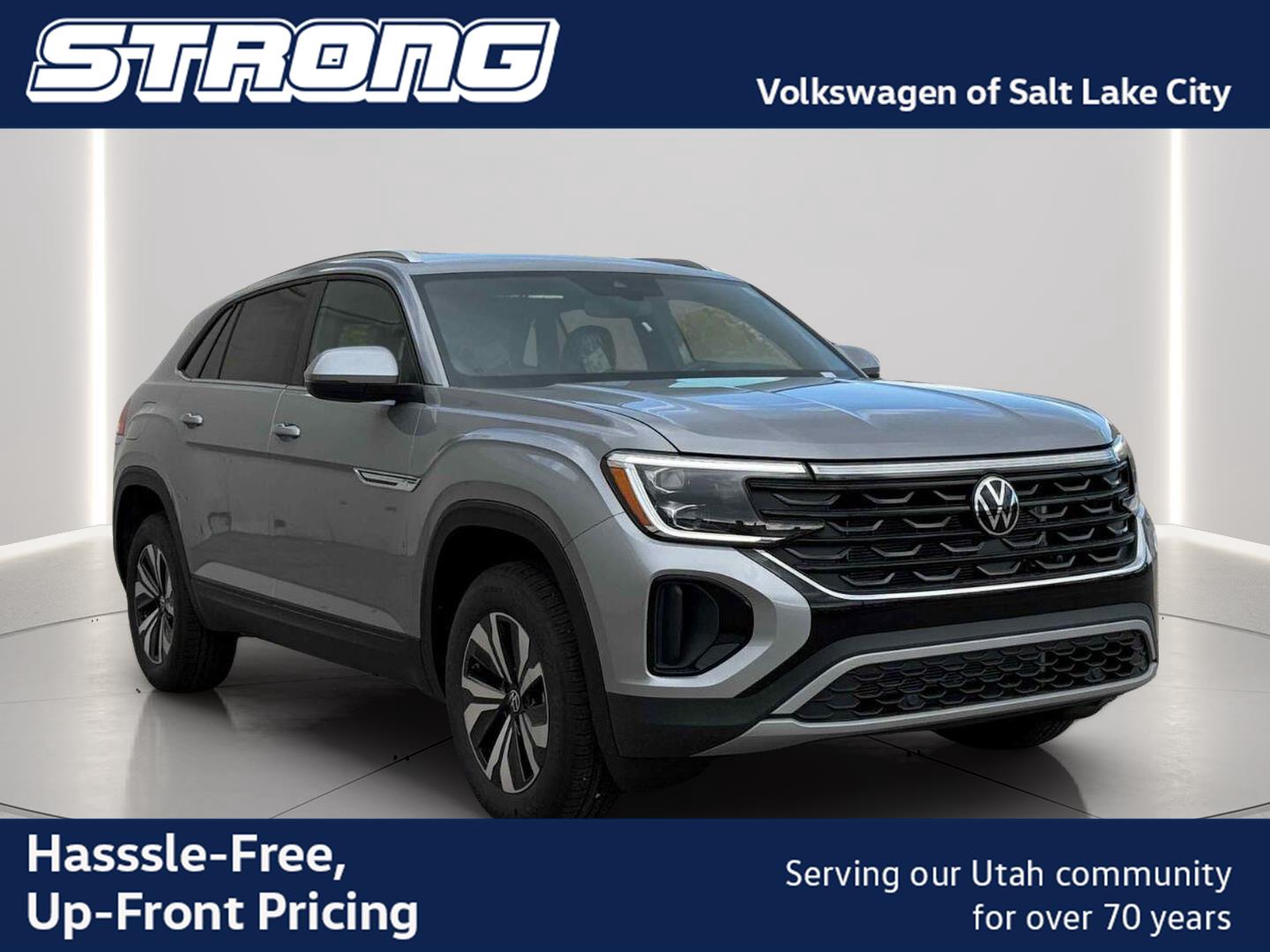 Silver Mist Metallic 2026 Volkswagen Atlas Cross Sport SUV / Crossover All-Wheel Drive Automatic