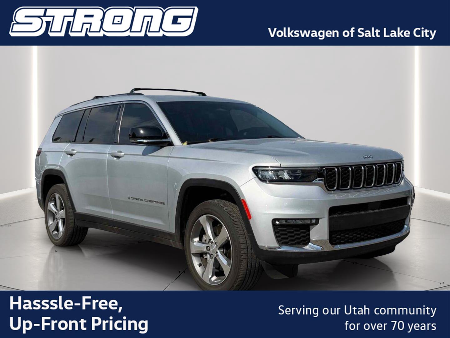 Silver Zynith 2021 Jeep Grand Cherokee L SUV / Crossover Four-Wheel Drive 8-Speed Automatic