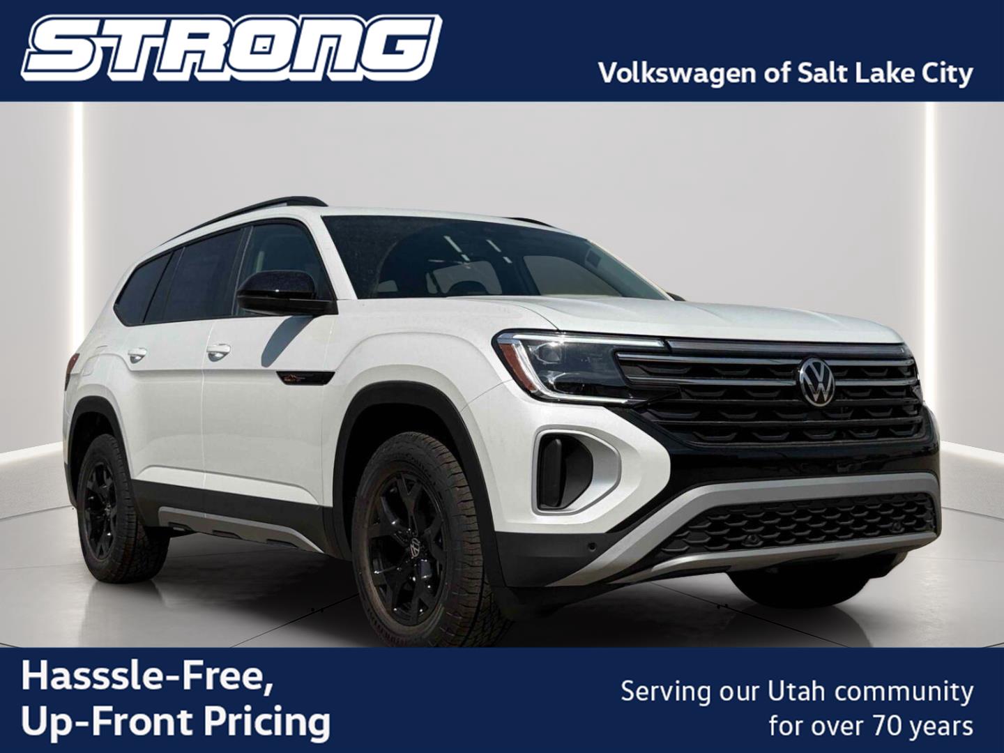 Opal White Pearl 2026 Volkswagen Atlas SUV / Crossover All-Wheel Drive Automatic